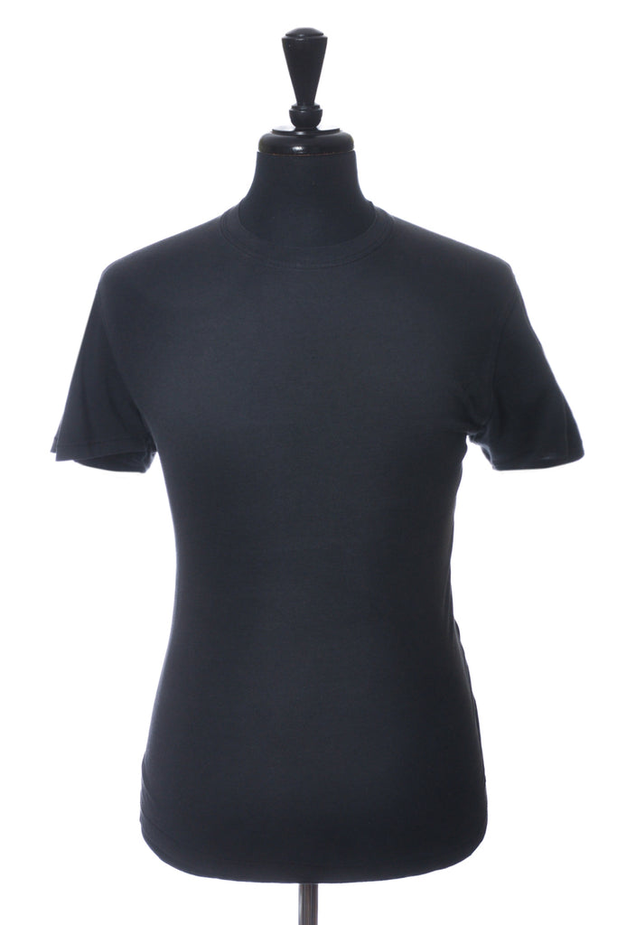 Tom Ford Washed Navy Blue Crew Neck T-Shirt
