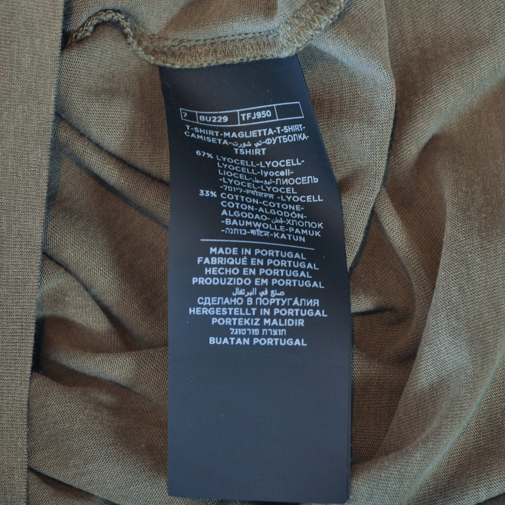 Tom Ford Olive Green Crew Neck T-Shirt