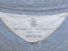 Brunello Cucinelli Grey Regular Fit V-Neck T-Shirt