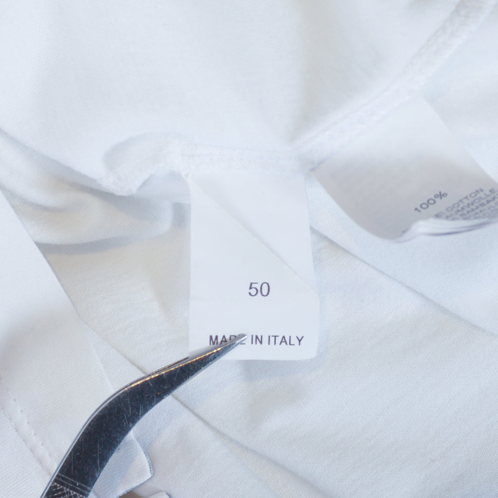 Brunello Cucinelli White Regular Fit V-Neck T-Shirt