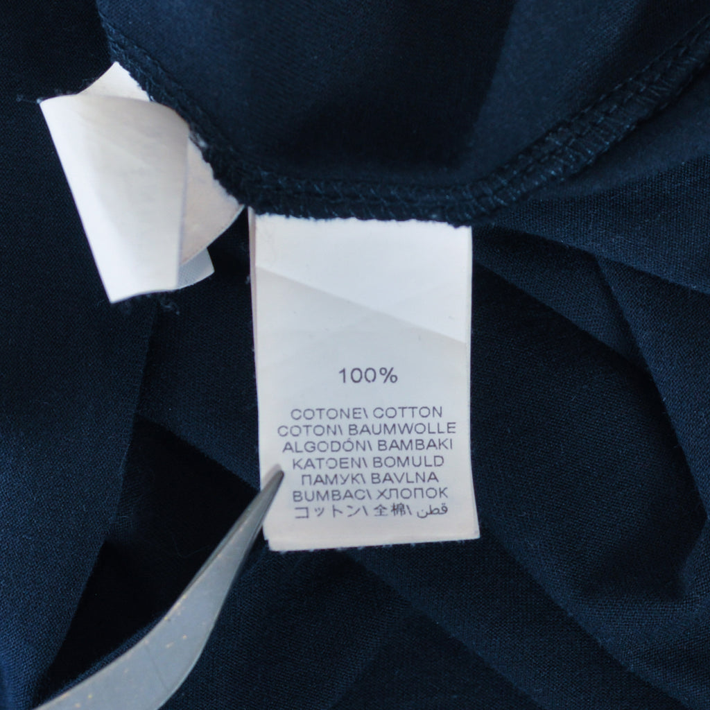 Brunello Cucinelli Navy Blue Regular Fit V-Neck T-Shirt