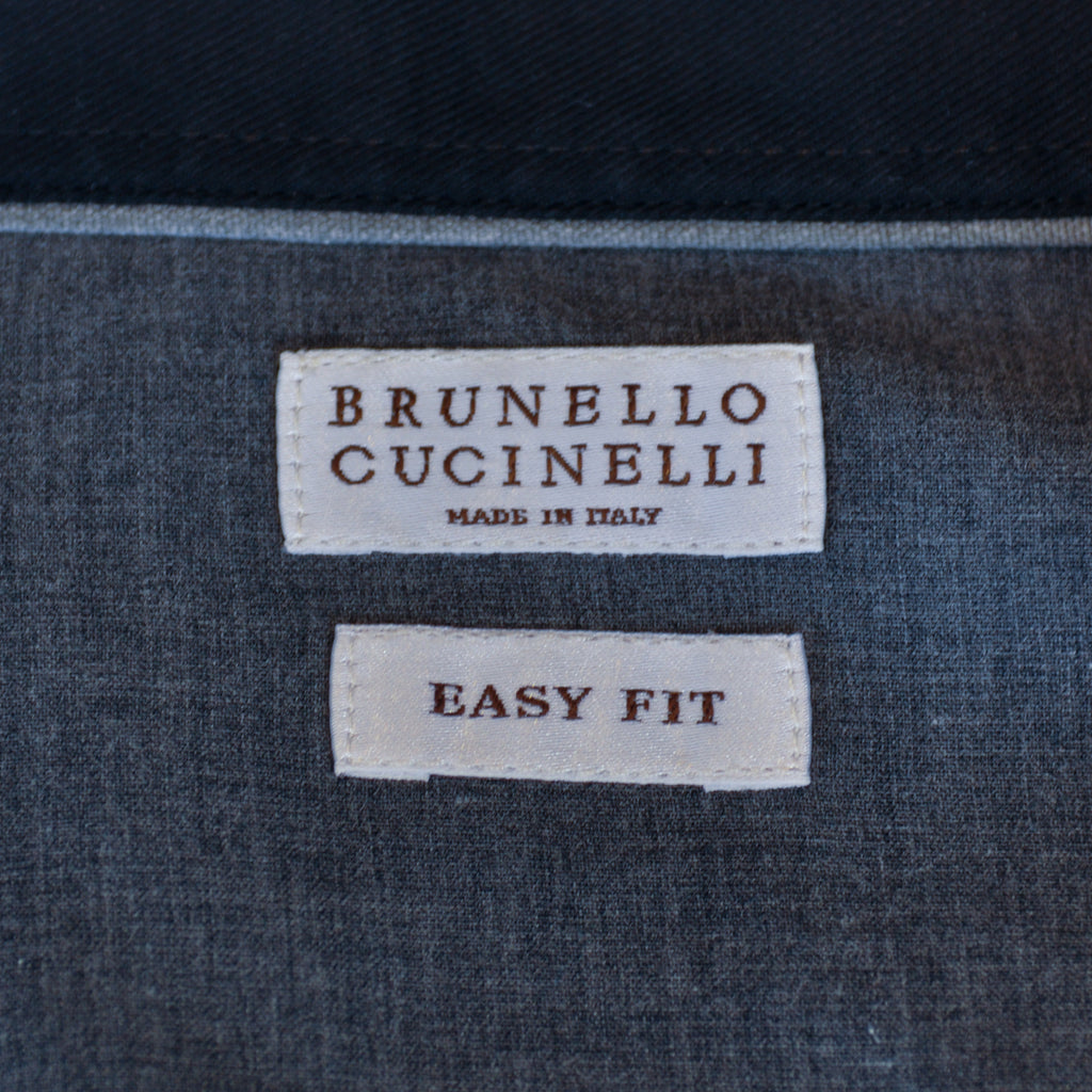 Brunello Cucinelli Black Easy Fit Shirt