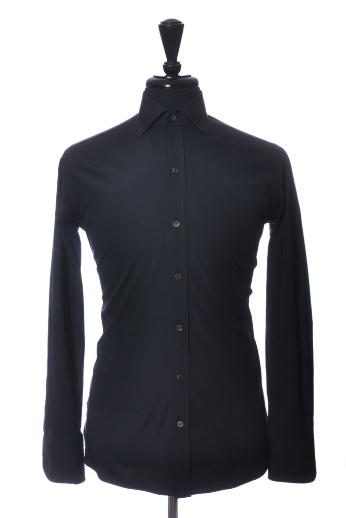 Tom Ford Black Cotton Dress Shirt