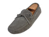Brunello Cucinelli NIB Grey Suede Driving Shoes