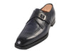 Di Bianco Dark Blue Monk Strap Shoes