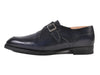 Di Bianco Dark Blue Monk Strap Shoes