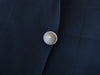 Hugo Boss Deep Navy Blue Check Rod Blazer