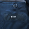 Hugo Boss Deep Navy Blue Check Rod Blazer