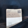 Hugo Boss Deep Navy Blue Check Rod Blazer