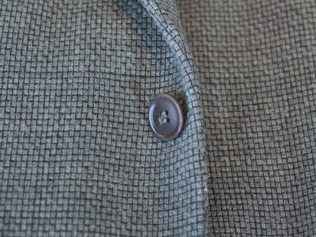 Giorgio Armani Vintage Grey Basketweave Blazer