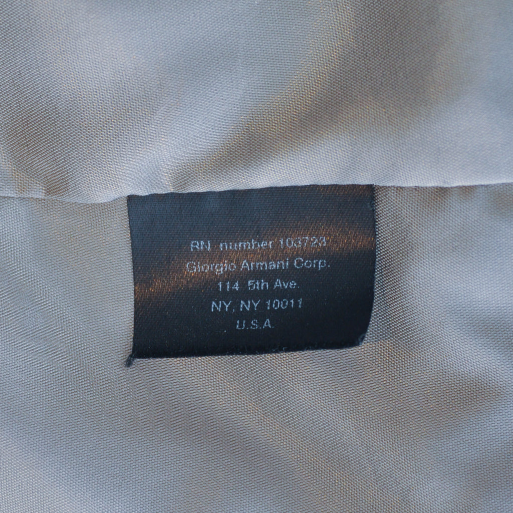 Giorgio Armani Vintage Grey Basketweave Blazer