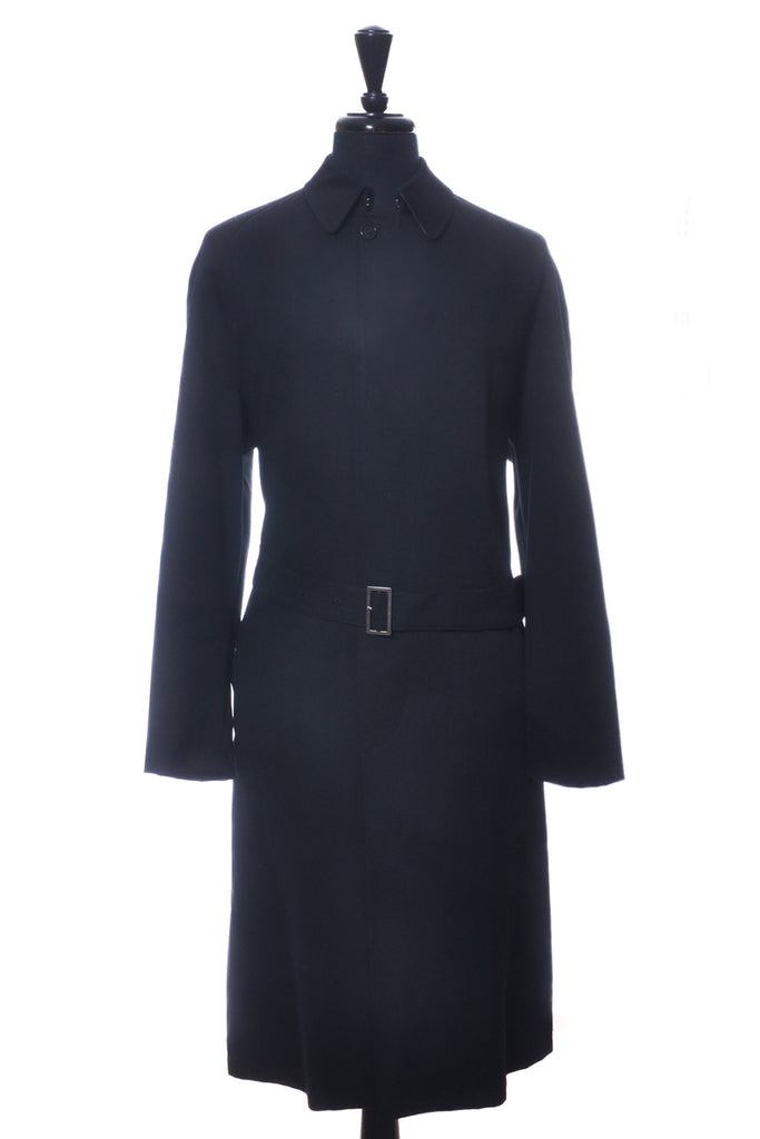 Burberry Black Belted Trench Coat