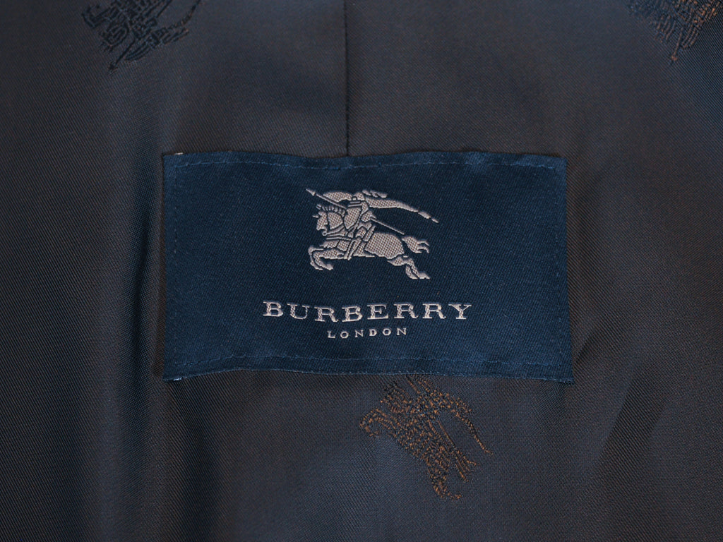 Burberry Black Belted Trench Coat