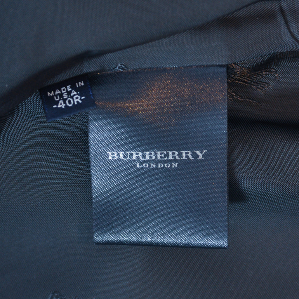 Burberry Black Belted Trench Coat
