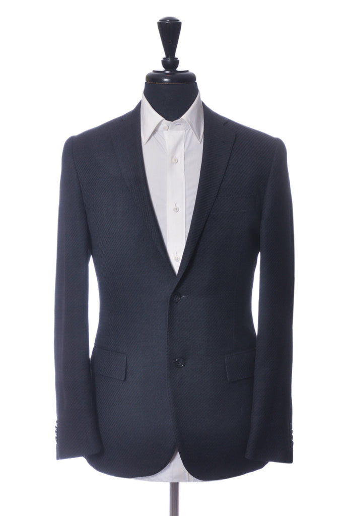 Corneliani Navy Blue 18.75 Microns Twill Gate Blazer