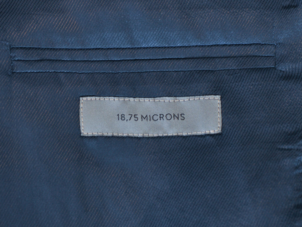 Corneliani Navy Blue 18.75 Microns Twill Gate Blazer