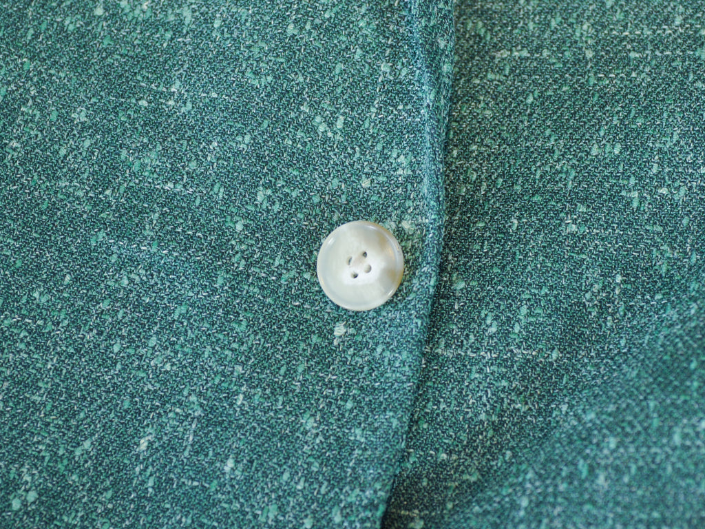 Atelier Munro Green Loro Piana Linen Tweed Blazer