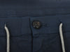 Eleventy Navy Blue Pleated Shorts
