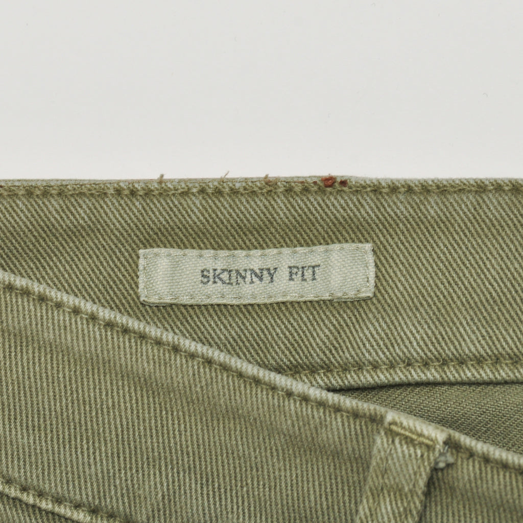 Brunello Cucinelli Sage Green Skinny Fit Jeans