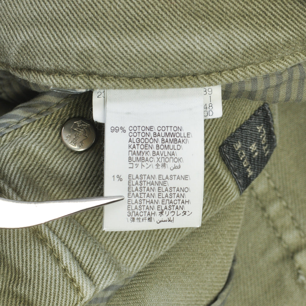 Brunello Cucinelli Sage Green Skinny Fit Jeans