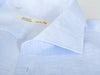 Maurizio Baldassari Blue Linen Shirt