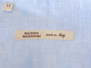 Maurizio Baldassari Blue Linen Shirt