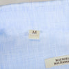 Maurizio Baldassari Blue Linen Shirt