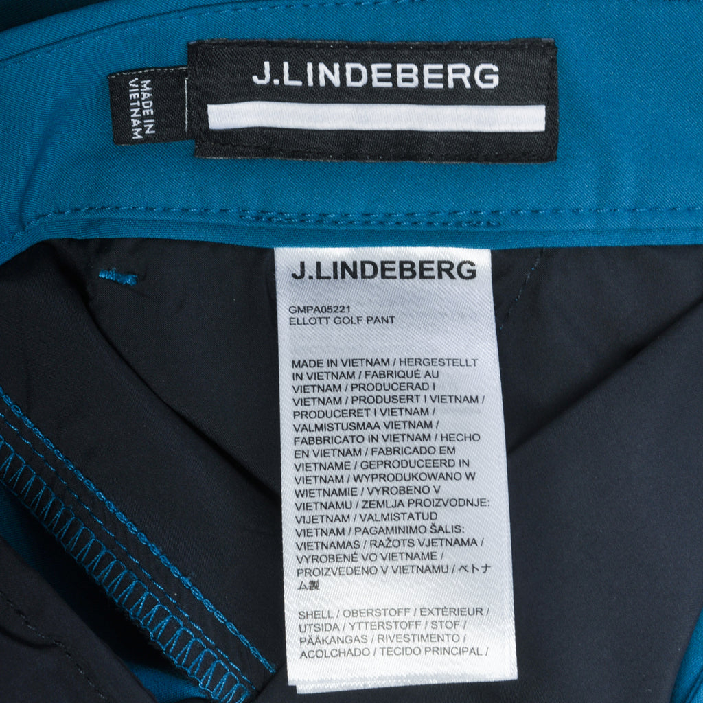 J.Lindeberg Deep Teal Blue Elliott Golf Pants