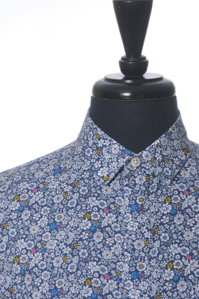 Engineered Garments Blue Floral Shirt