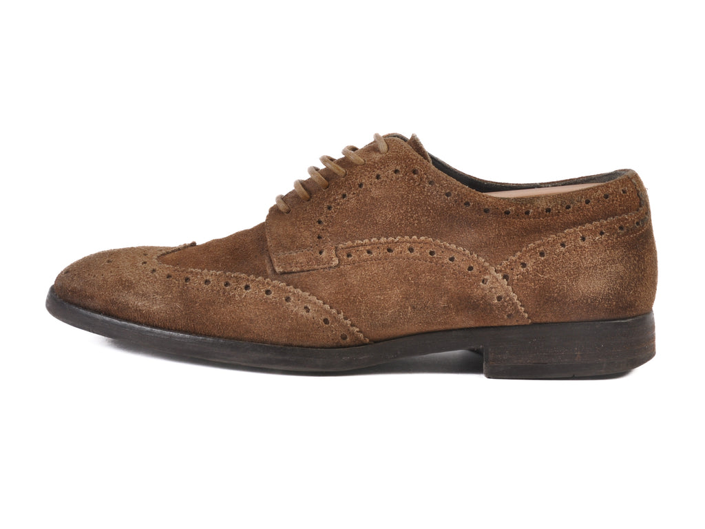 To Boot Brown Suede Wing Tip Shoes