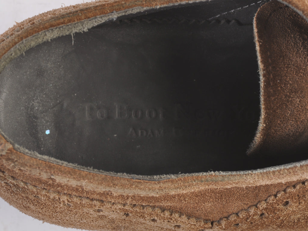 To Boot Brown Suede Wing Tip Shoes