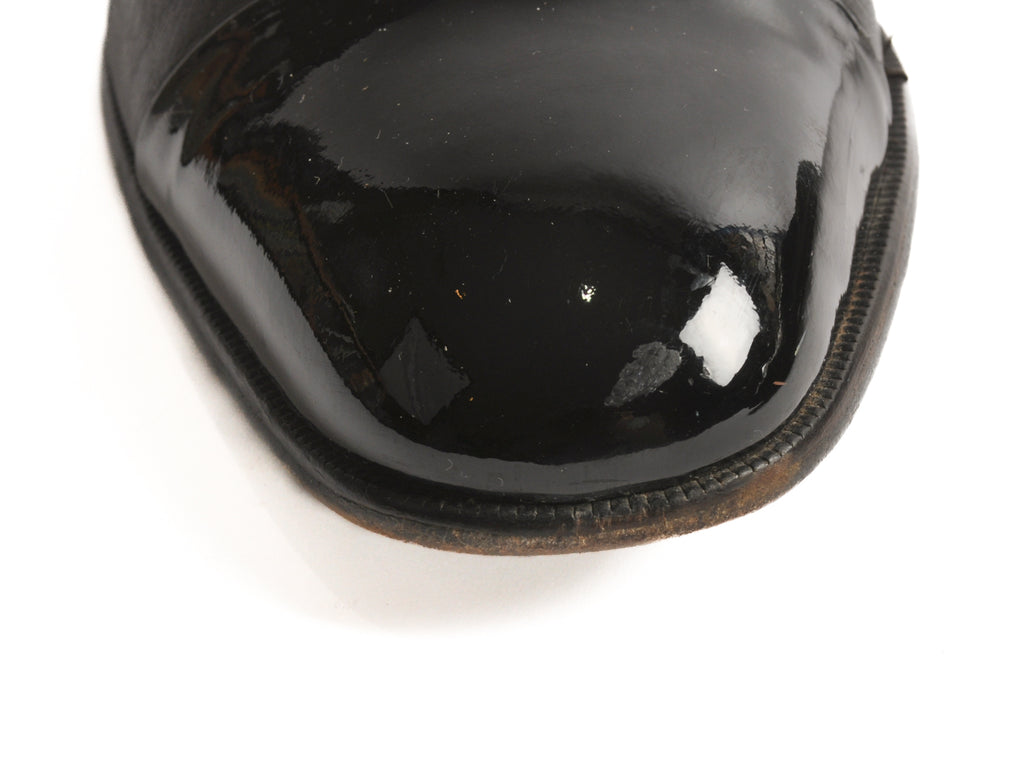 Magnanni Black Patent Cap Toe Oxfords
