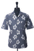 Universal Works Grey Print Camp Shirt