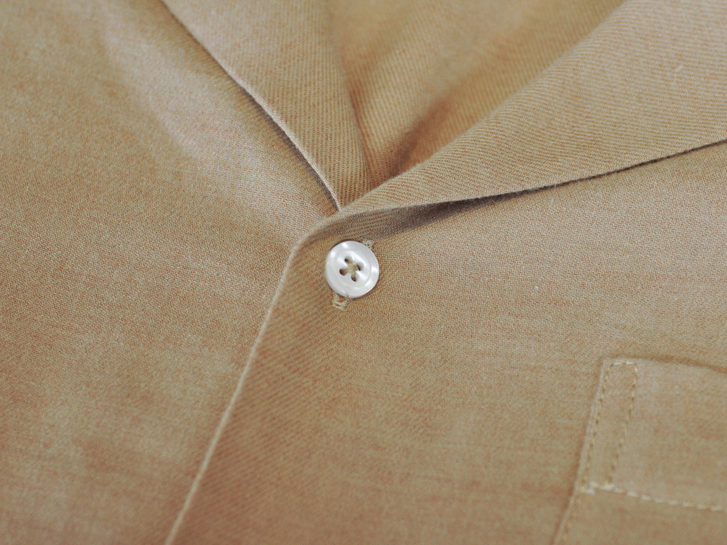 Commas Brown Wool Cotton Shirt