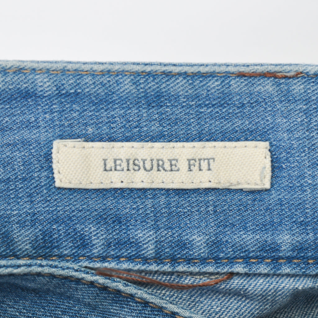 Brunello Cucinelli Light Blue Distressed Leisure Fit Jeans