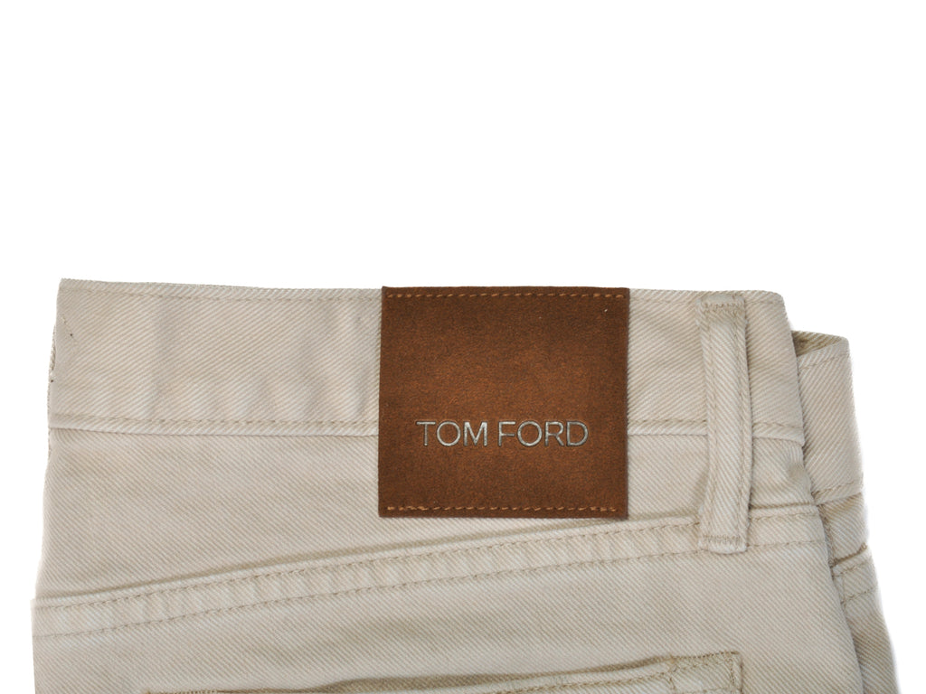 Tom Ford Sand Brown Slim Fit Jeans