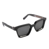 Zegna Black Square Framed Sunglasses