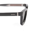 Zegna Black Square Framed Sunglasses