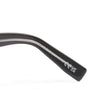 Zegna Black Square Framed Sunglasses