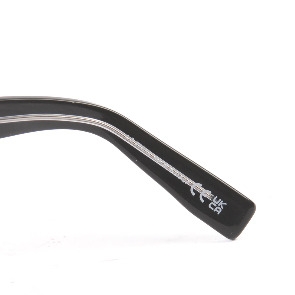 Zegna Black Square Framed Sunglasses