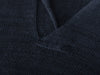 Inis Meain Navy Blue Knit Linen Polo