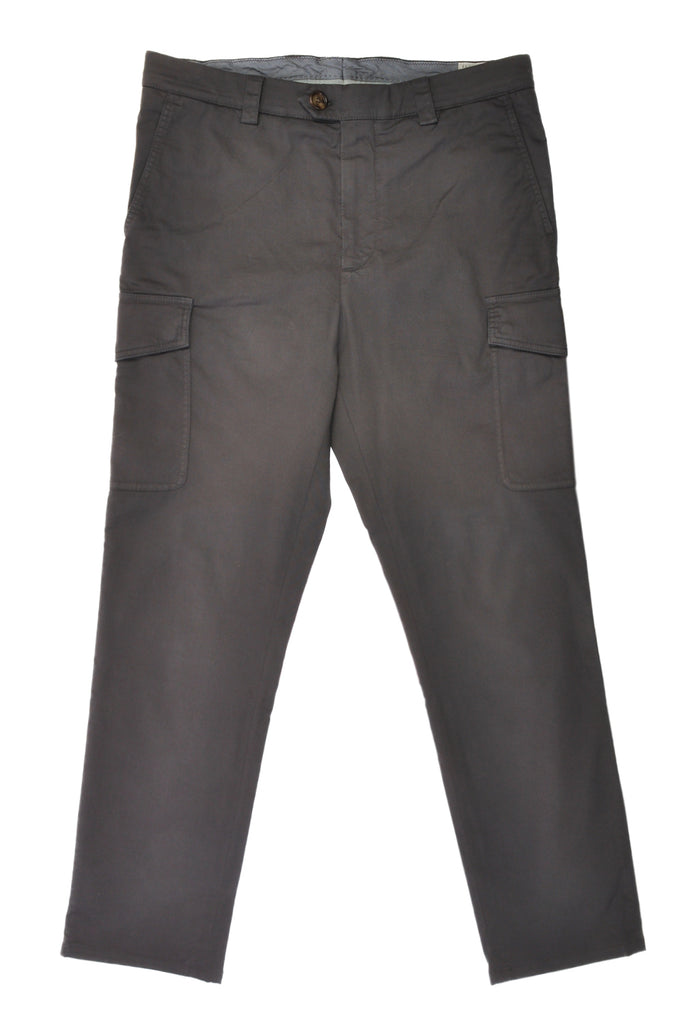 Brunello Cucinelli Grey Cargo Chinos