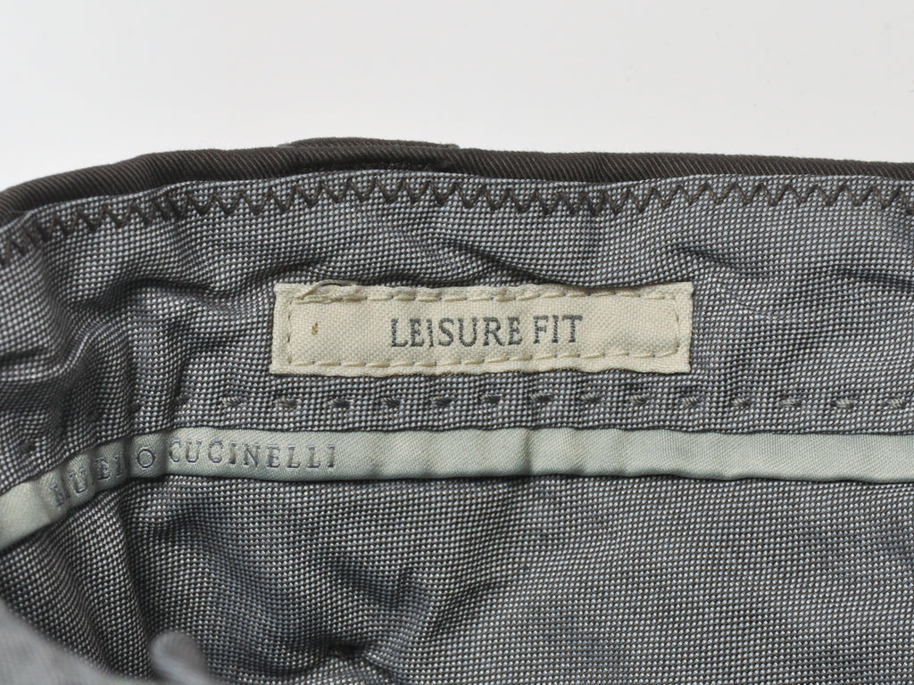 Brunello Cucinelli Grey Cargo Chinos
