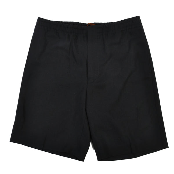 Zegna Black Oasi Linen Shorts