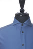 Eton Blue Slim Fit Textured Twill Shirt