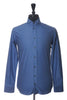 Eton Blue Slim Fit Textured Twill Shirt