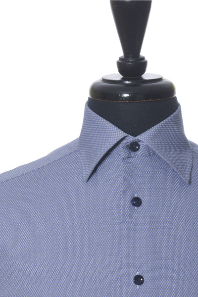 Eton Blue Weave Oxford Contemporary Fit Shirt