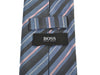 Hugo Boss Pink on Blue Striped Tie