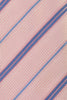 Canali Pink on Blue Striped Tie