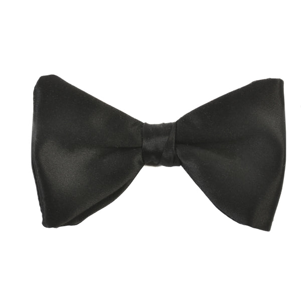 Dion Black Silk Bow Tie